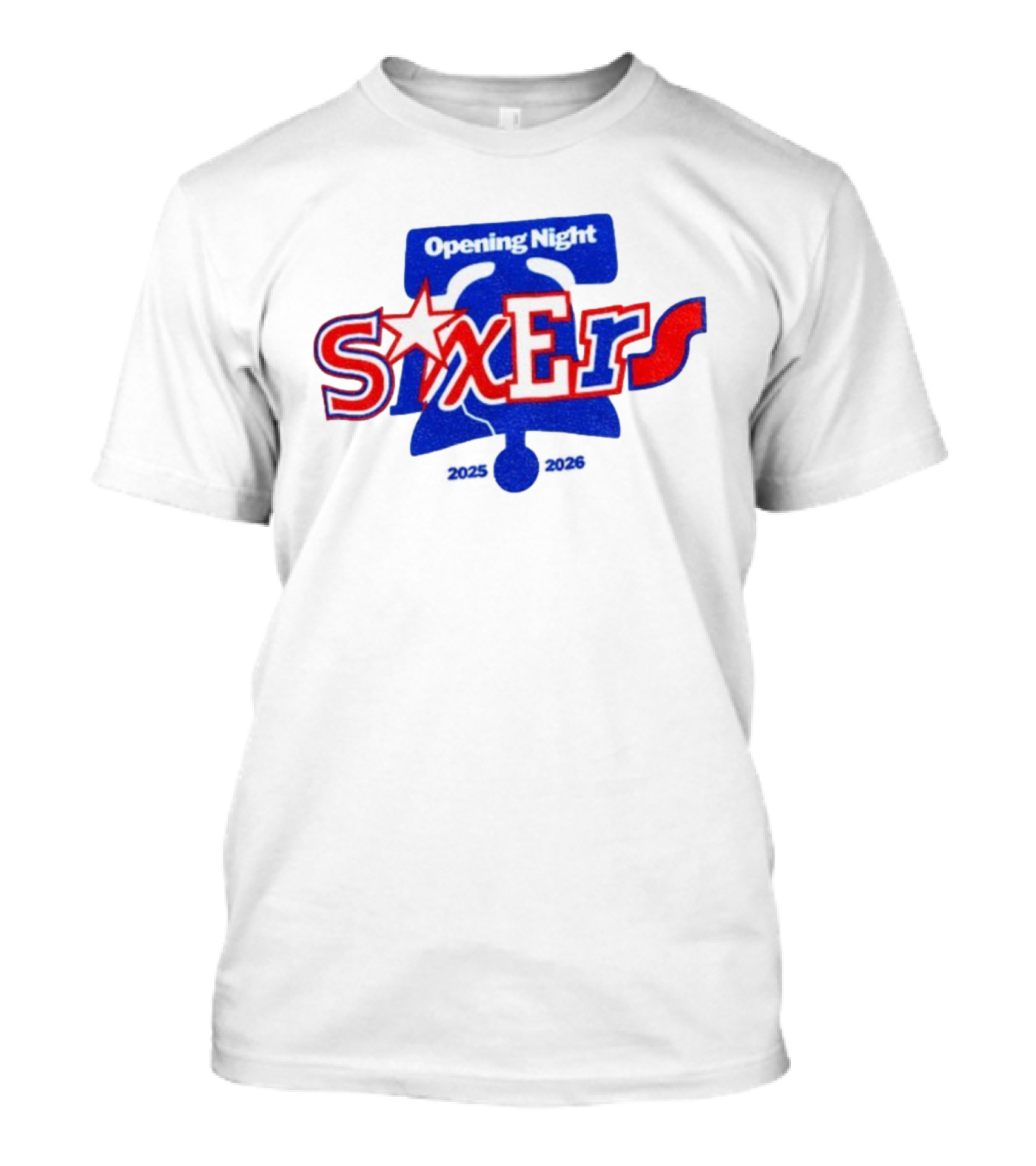 Philadelphia 76ers Opening Night Liberty Bell 2025 2026 T-Shirt