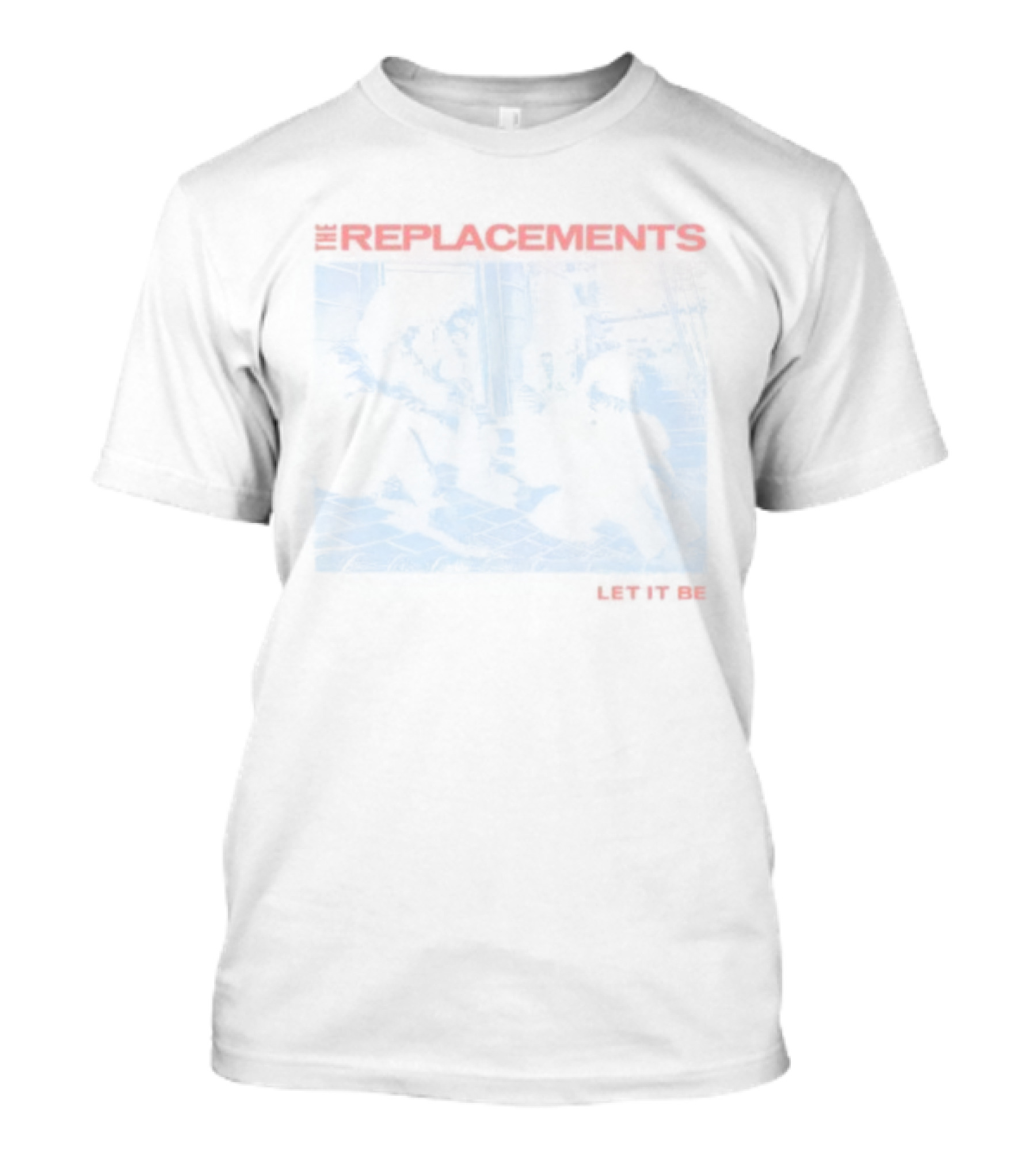 The Replacements Let It Be Classic Album Cover Art Band Name Text T-Shirt