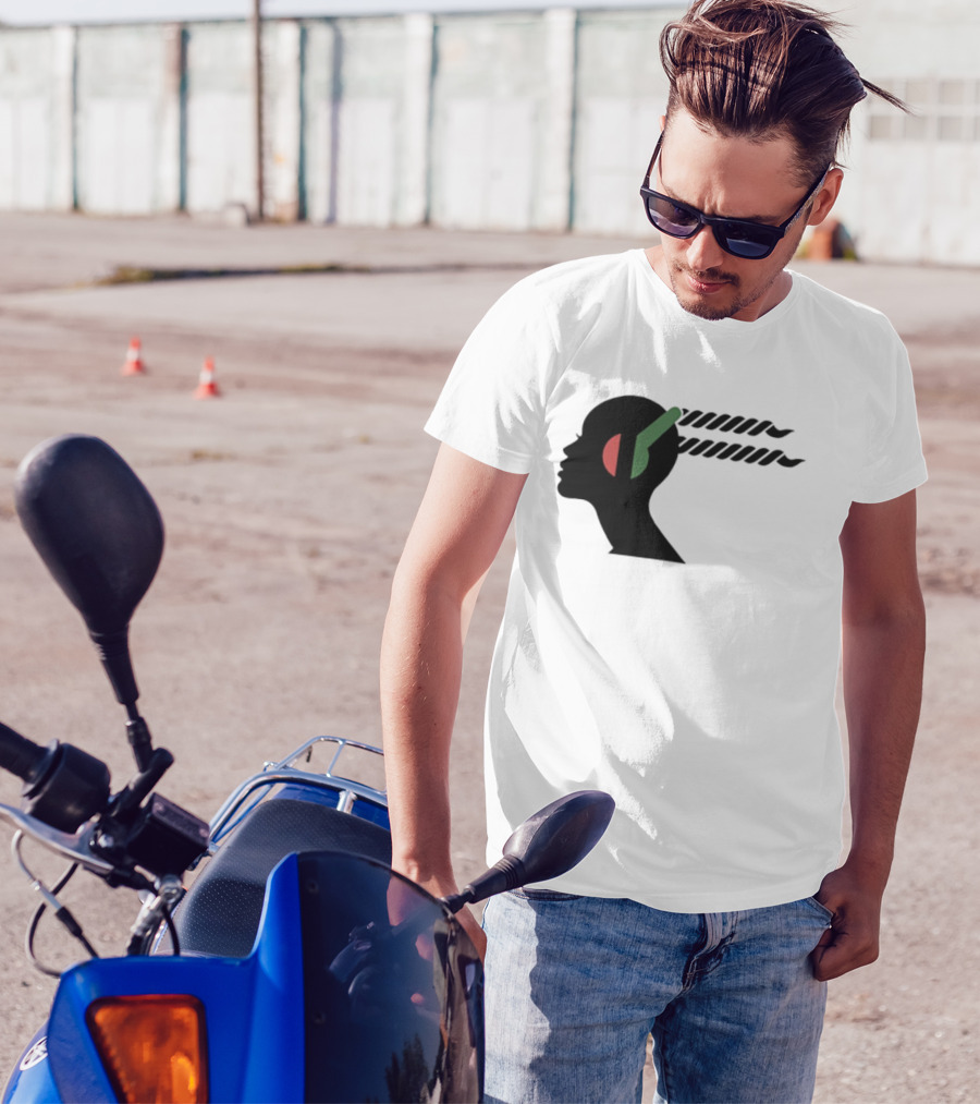 Jeffrey Wright Highest 2 Lowest Stackin’ Hits Records Silhouette With Headphones T-Shirt