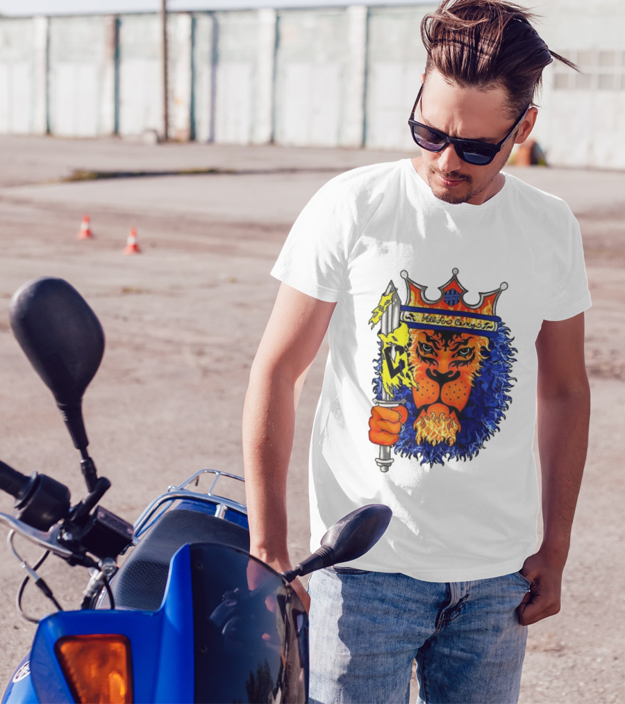 All For Cincy Lion Sword The Pride Crown Flame T-Shirt