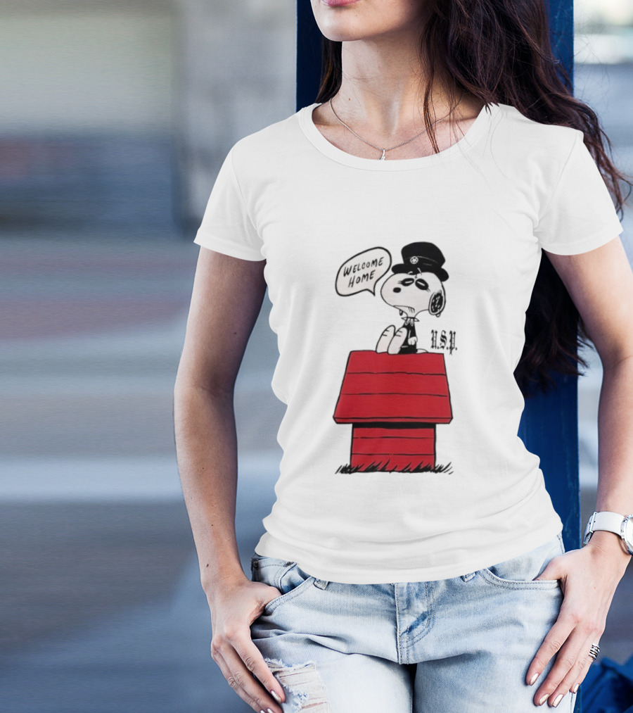 Welcome Home Snoopy Houston Peanuts Collaboration T-Shirt