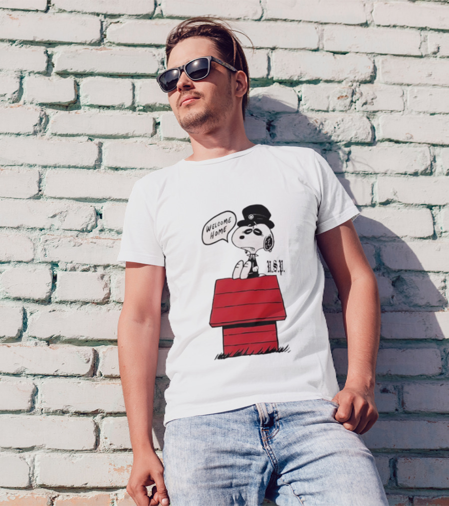 Welcome Home Snoopy Houston Peanuts Collaboration T-Shirt