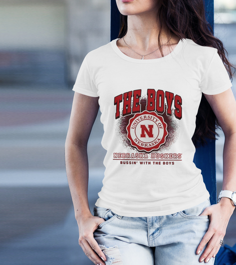 The Boys University Of Nebraska Huskers Bussin' With The Boys T-Shirt