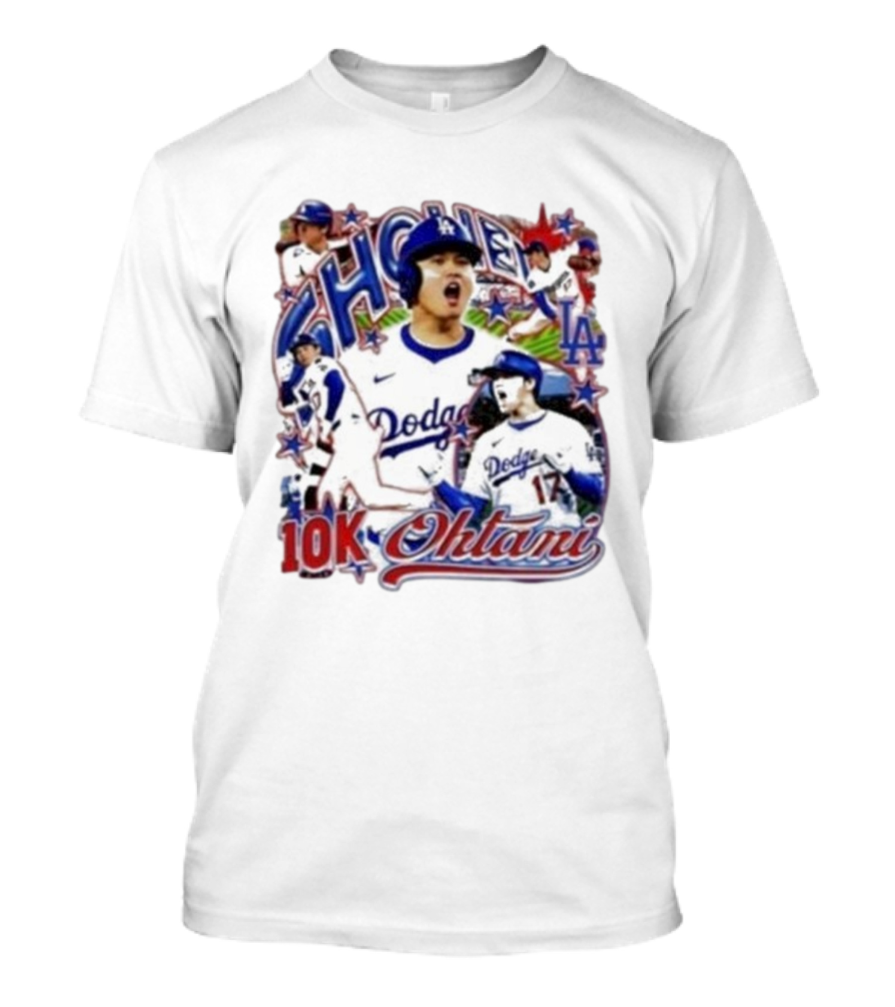 Shohei Ohtani 10K Dodgers Baseball LA Stars 17 T-Shirt