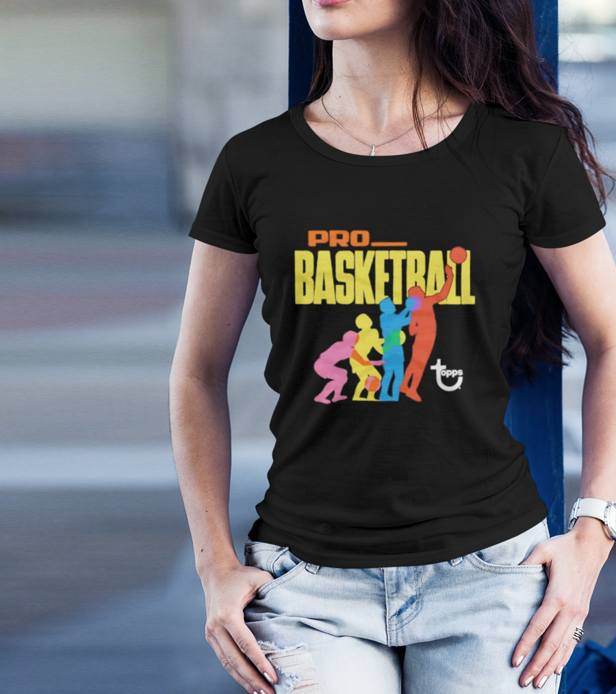 1972 Topps Pro Basketball Retro Silhouettes T-Shirt