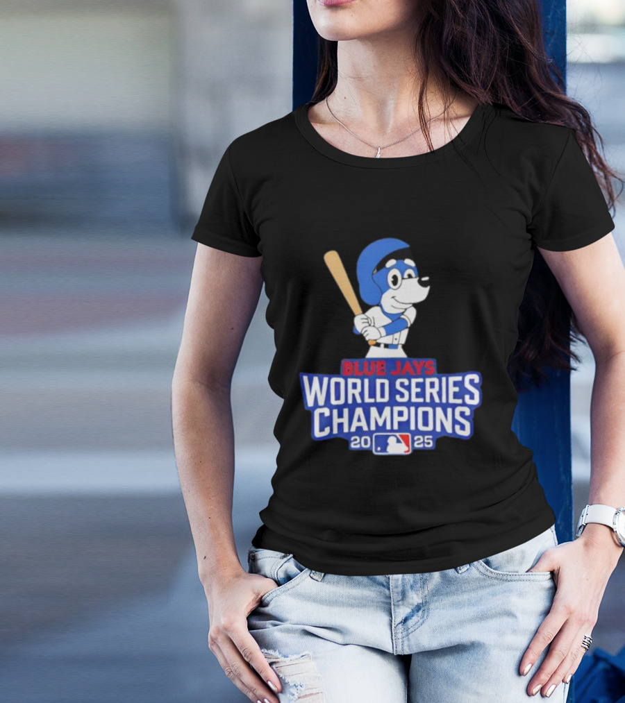 Blue Jays World Series Champions 2025 Bluey Baseball MLB T-Shirt