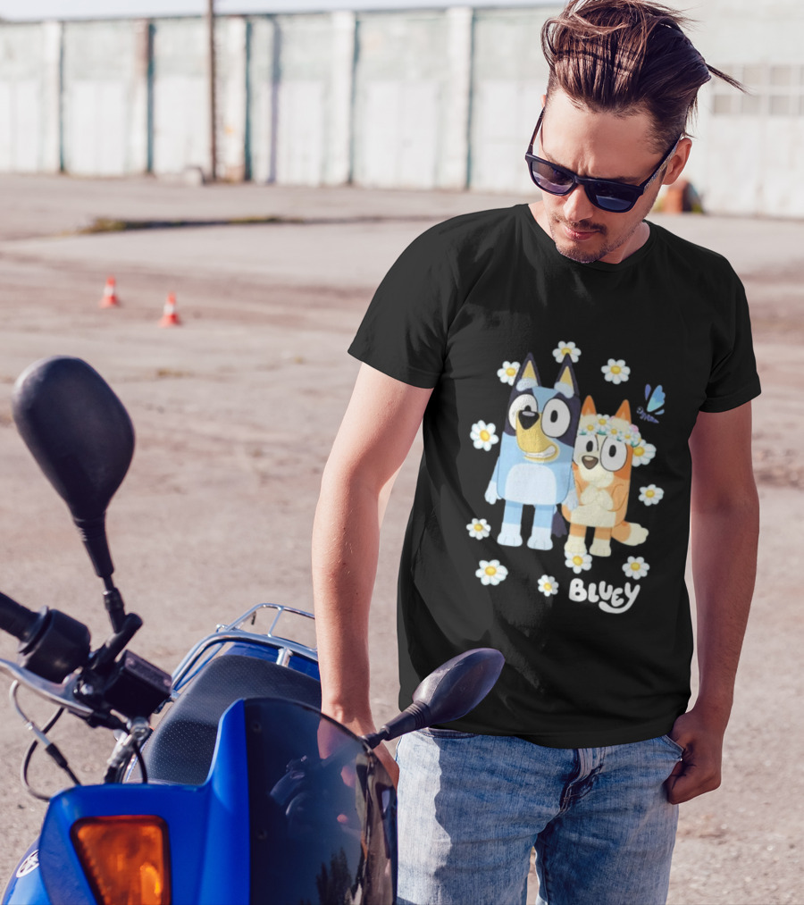 Bluey Flowers And Friends Playful Blossom Adventure T-Shirt