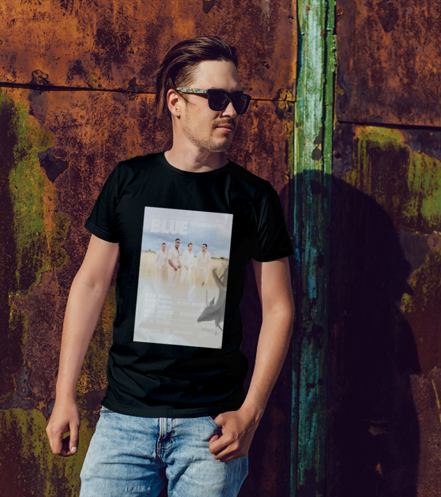 Blue 25th Anniversary Tour Munich Frankfurt Hamburg Dusseldorf Leipzig Stuttgart 2025 T-Shirt