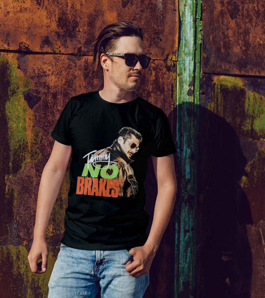 Timmy No Brakes Racing Jacket Sunglasses Style T-Shirt