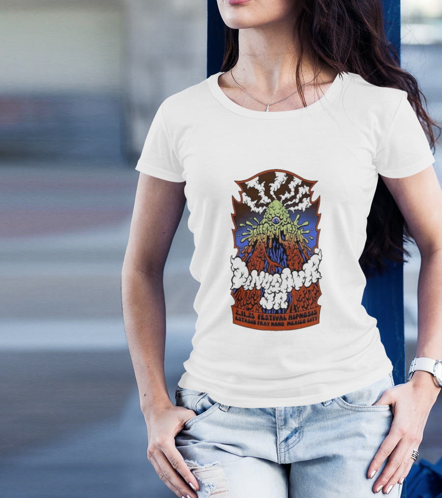 Dinosaur Jr. Festival Hipnosis 2025 Estadio Fray Nano Mexico City 2.11.25 T-Shirt