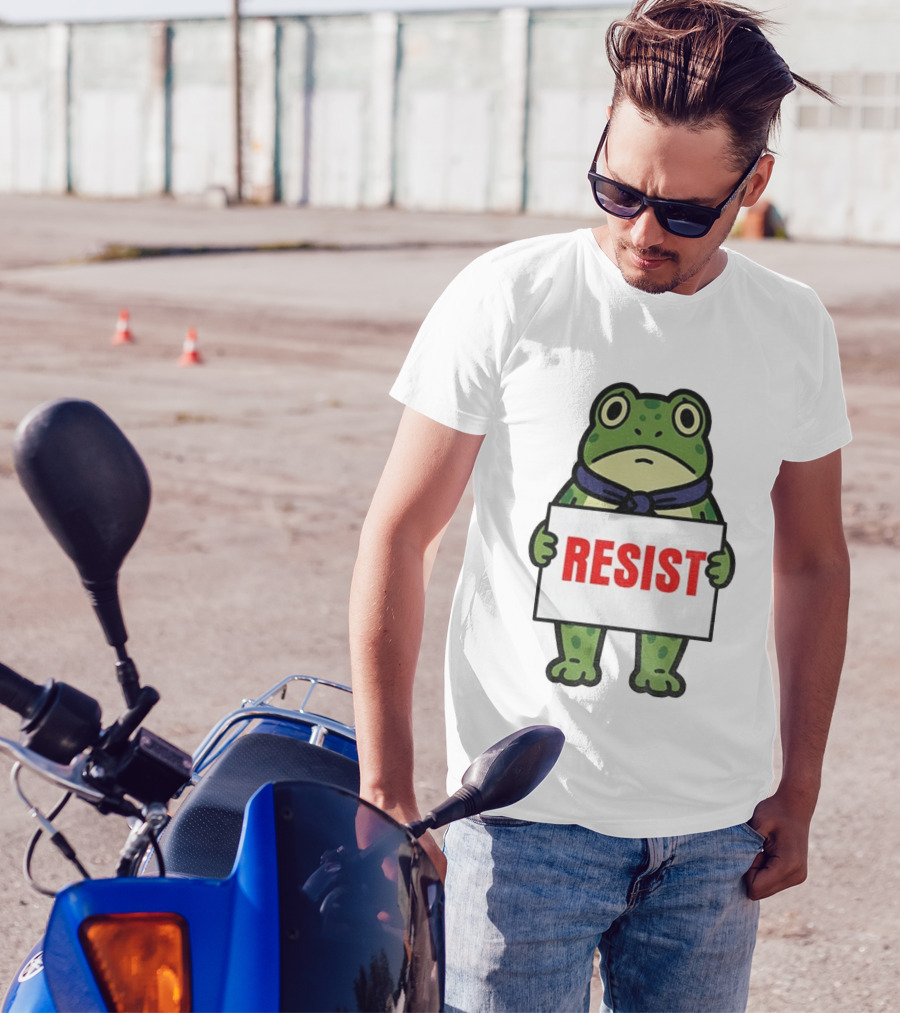 Portland Frog Resist Anti Fascist Trump Democracy Antifa T-Shirt