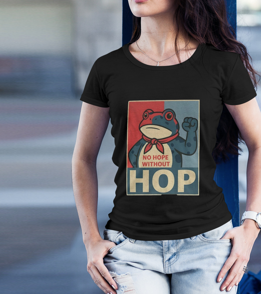 No Hope Without Hop Frog Resist Portland Anti Trump Anti Fascism T-Shirt