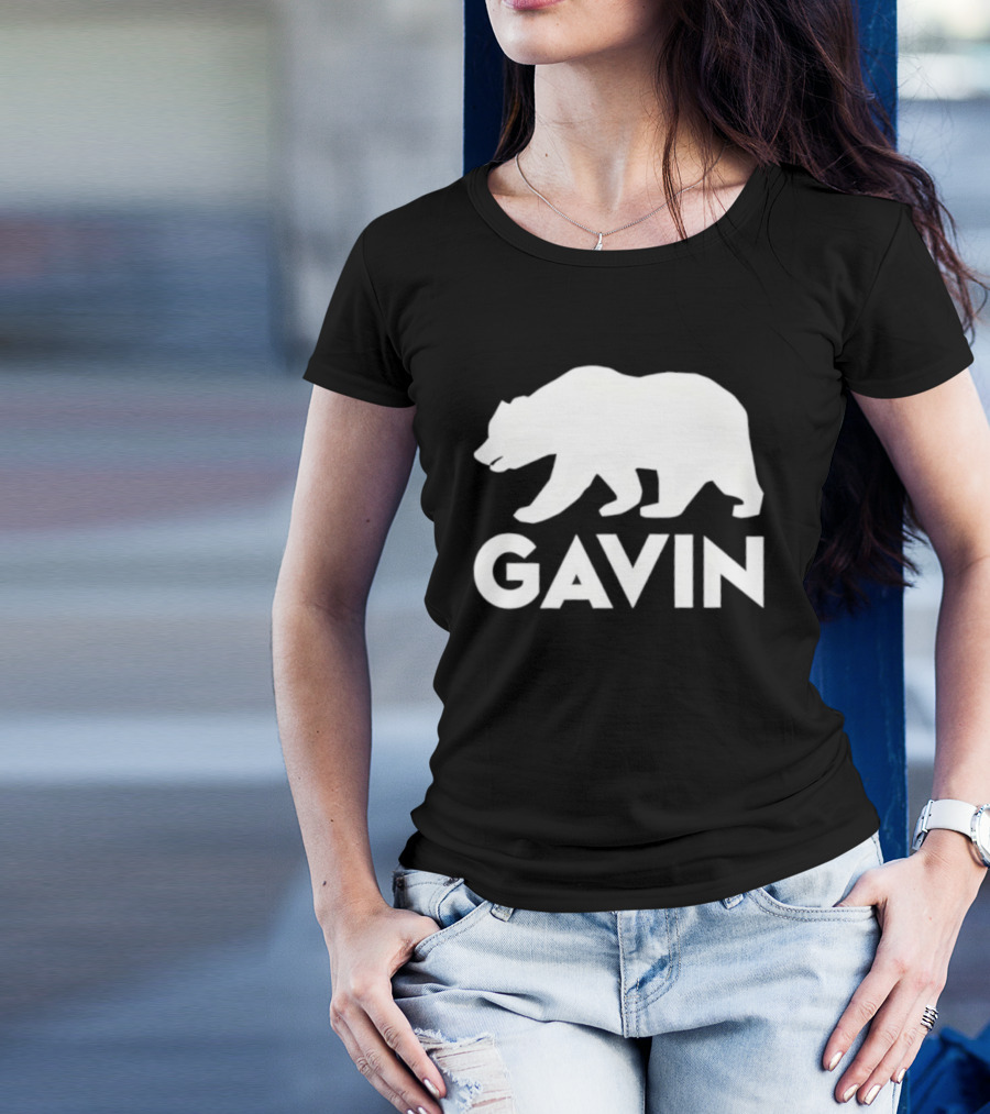Gavin Newsom Bear California Symbol T-Shirt