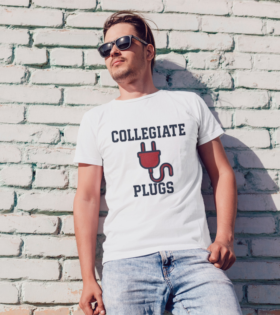 Collegiate Plugs University Power Connection T-Shirt
