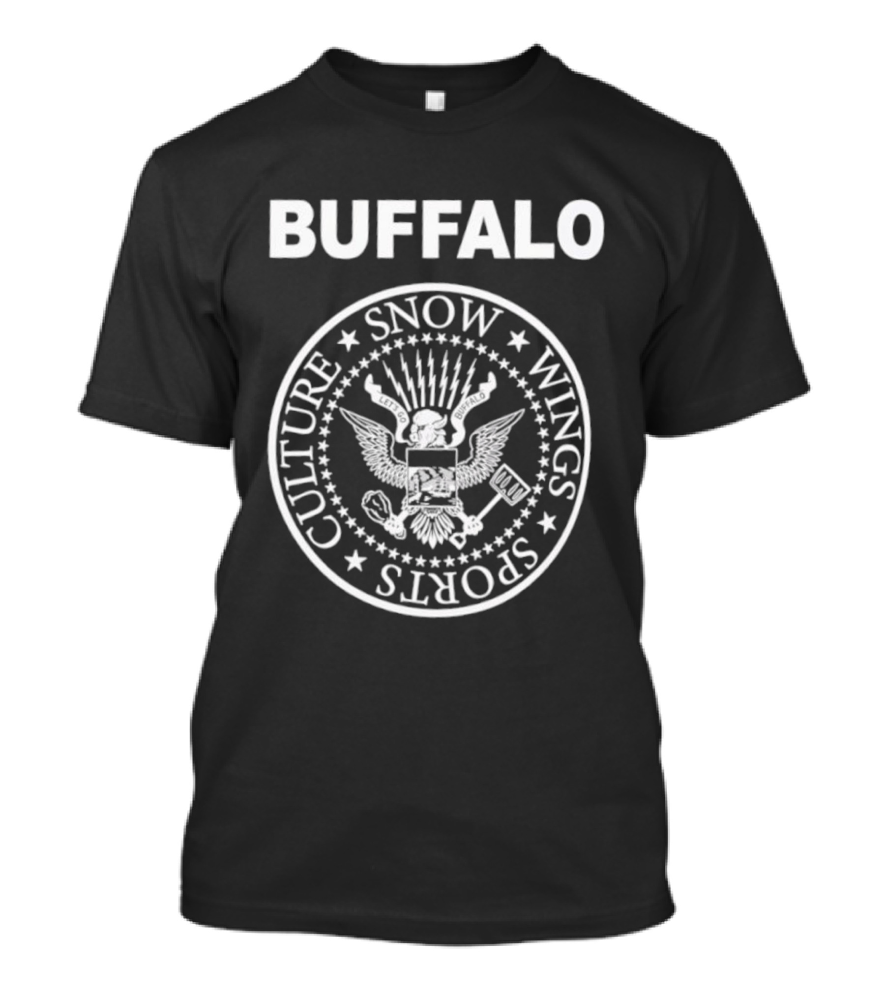 Buffalo Snow Wings Sports Culture Seal T-Shirt
