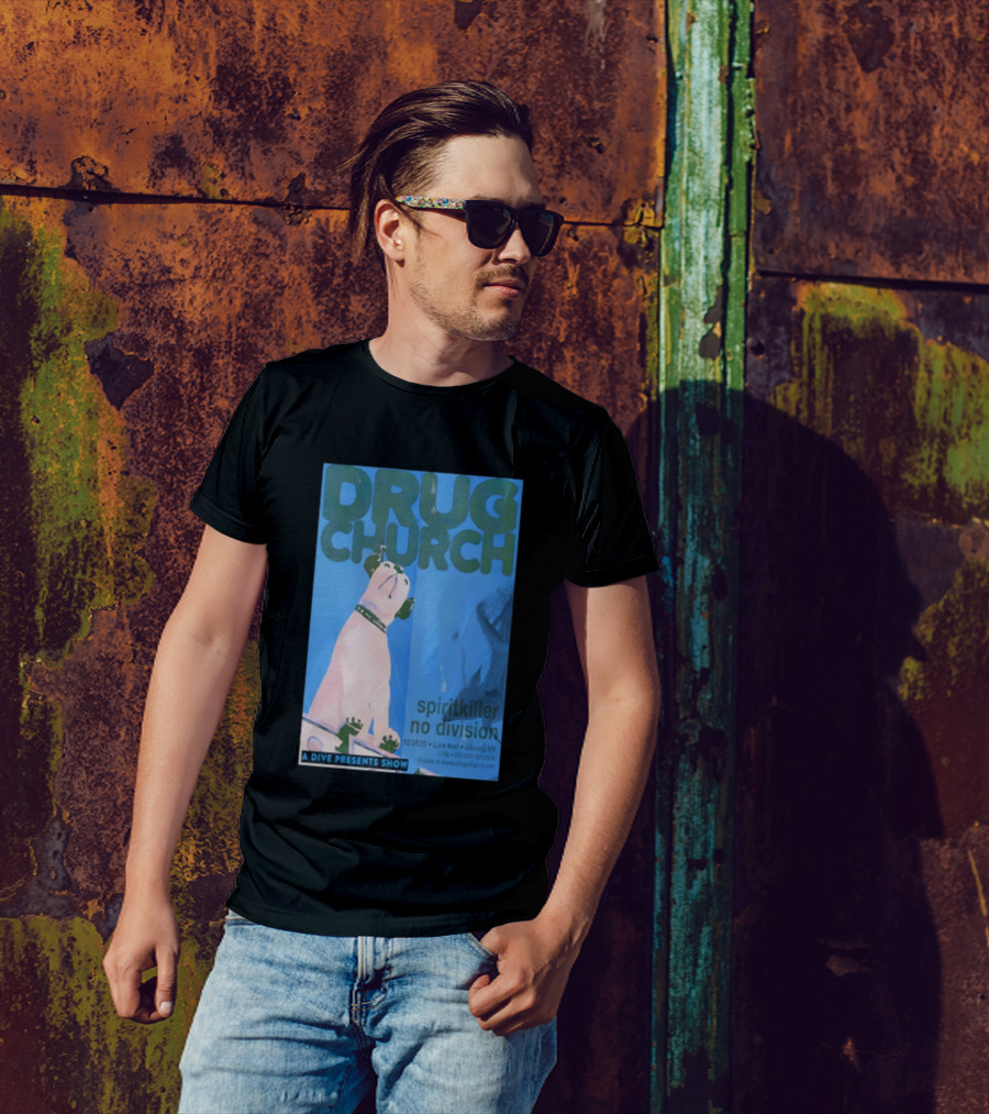 Drug Church Spiritkiller No Division Lark Hall Albany NY Dec 9 2025 T-Shirt