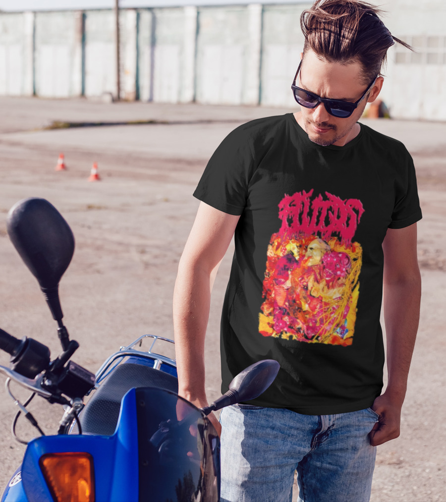 Fluids Ignorance Exalted Surreal Horror Illustration T-Shirt