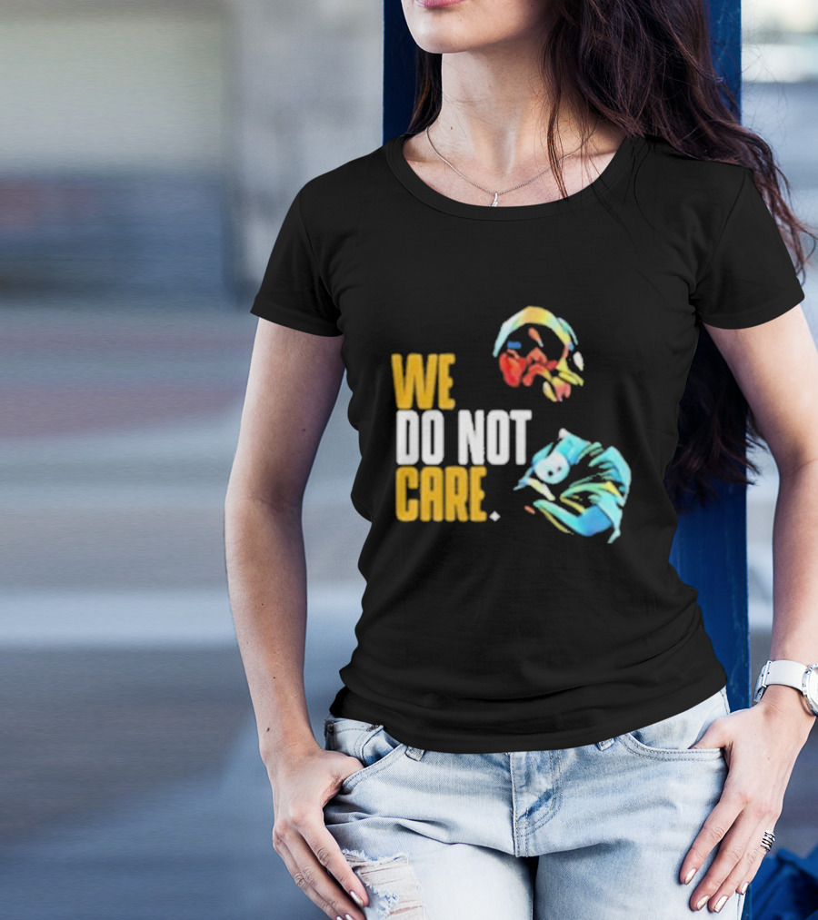 Pittsburgh Steelers We Do Not Care Abstract Art Style T-Shirt