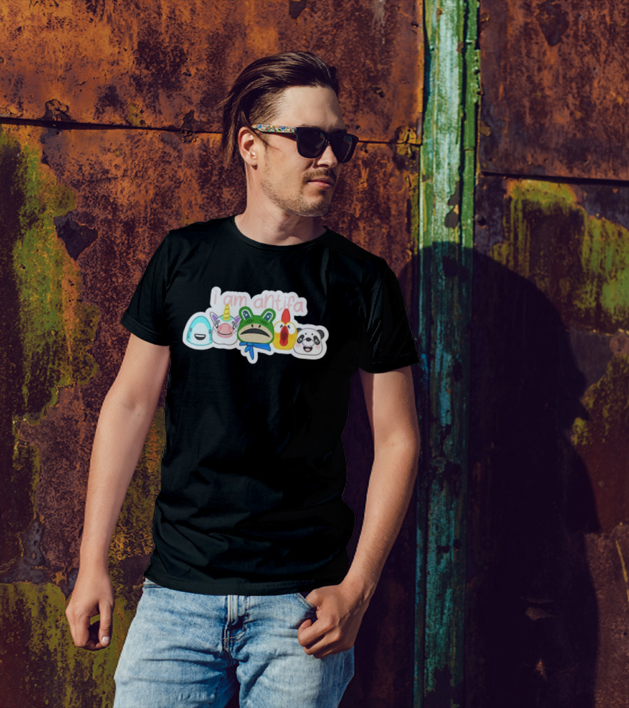 I Am Antifa Frog Portland Animal Protester T-Shirt