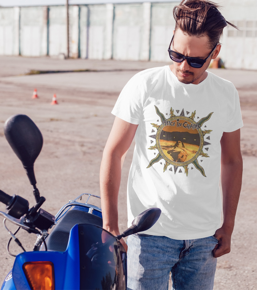 Alice In Chains Dirt Sunburst Desert Scene T-Shirt
