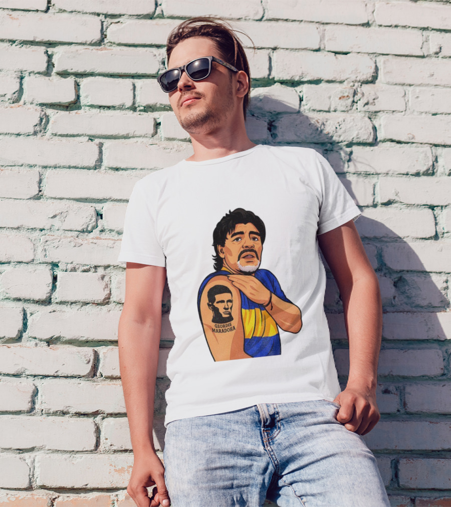 Elliot Anderson Geordie Maradona Tattoo Icon Illustration T-Shirt