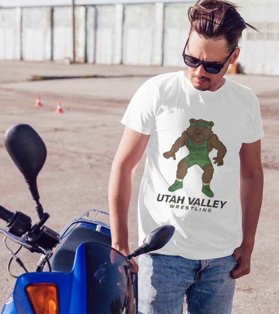 Utah Valley Wrestling Wolverines Bear Willy T-Shirt