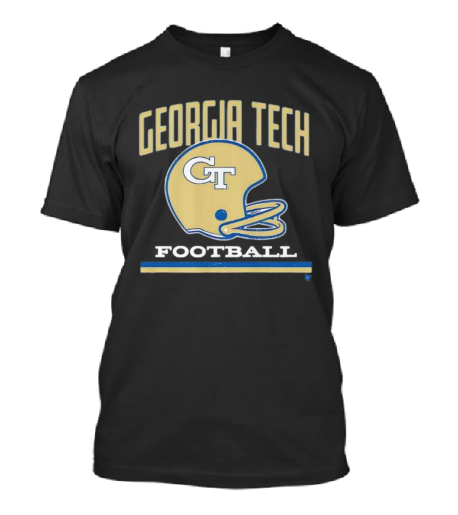 Georgia Tech Football Helmet GT Yellow Jackets T-Shirt