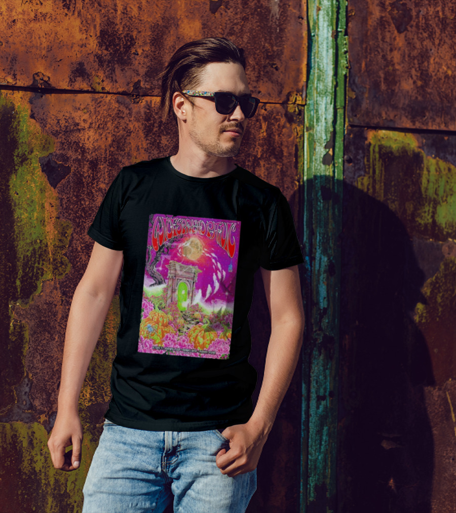 Widespread Panic Savannah Tour Spooky Pink Pumpkin Gateway October 31 2025 T-Shirt