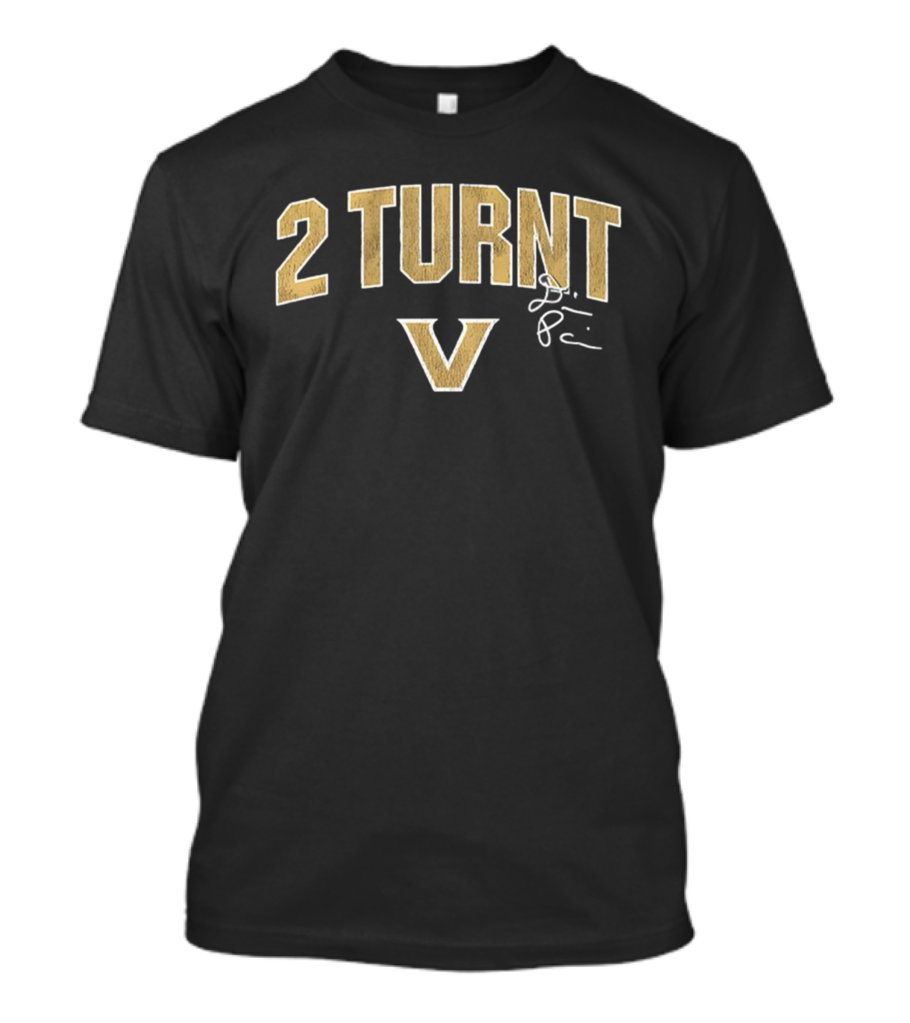 2 Turnt V Vanderbilt Commodores Signature Diego Pavia Football NFL T-Shirt