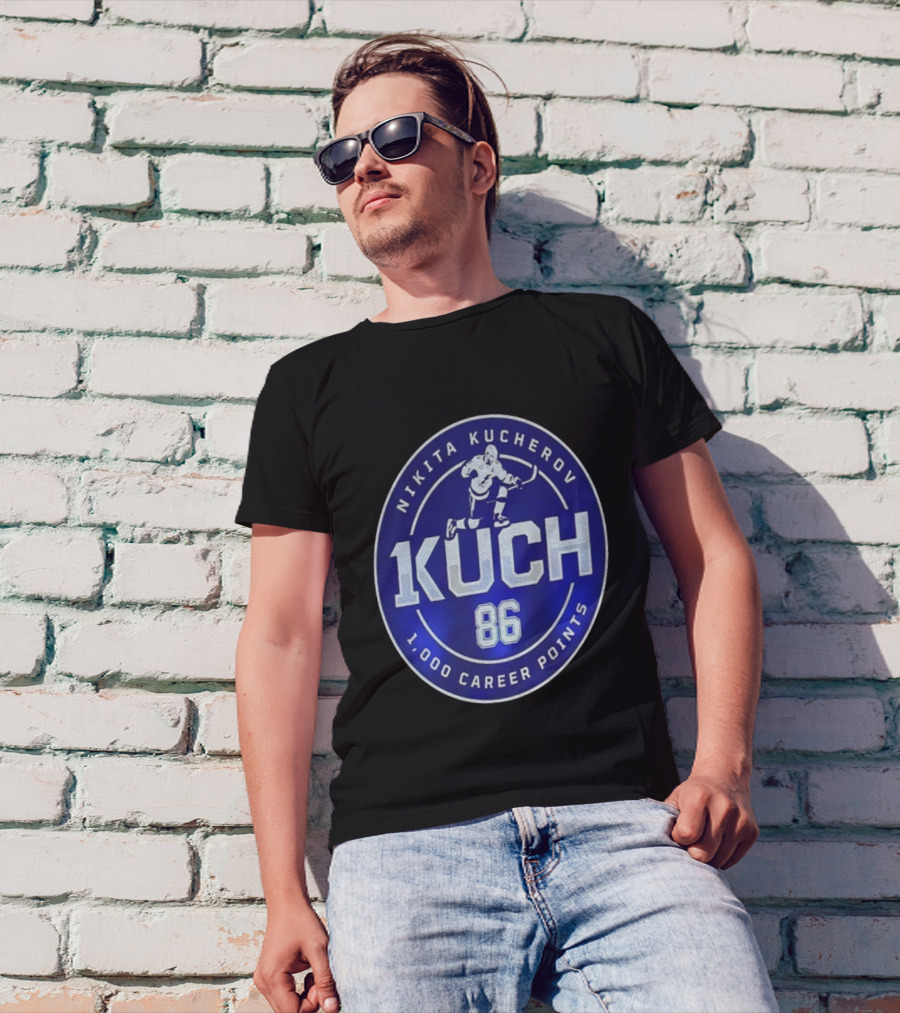 Nikita Kucherov KUCH 86 1000 Career Points T-Shirt