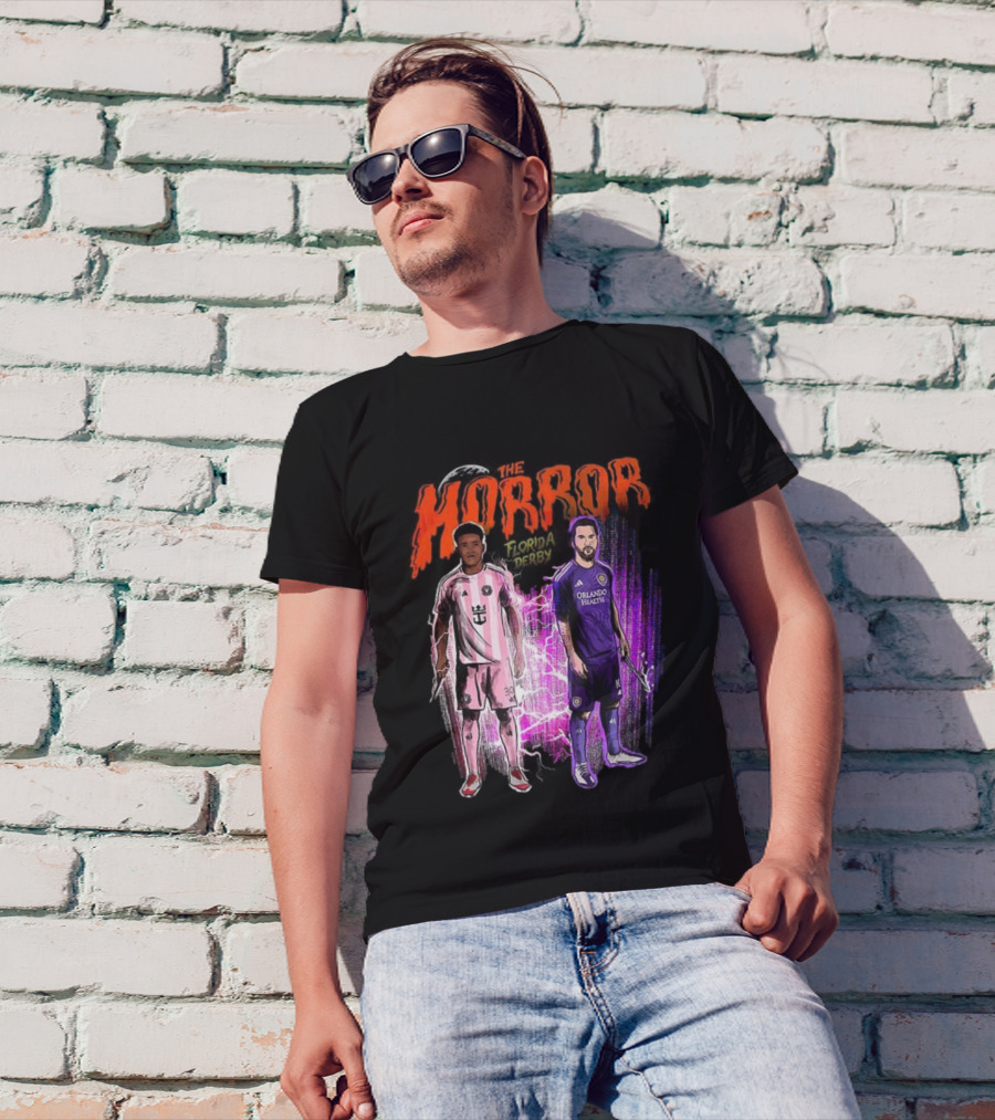 Florida Derby Horror Halloween With Miami And Orlando Players T-Shirt