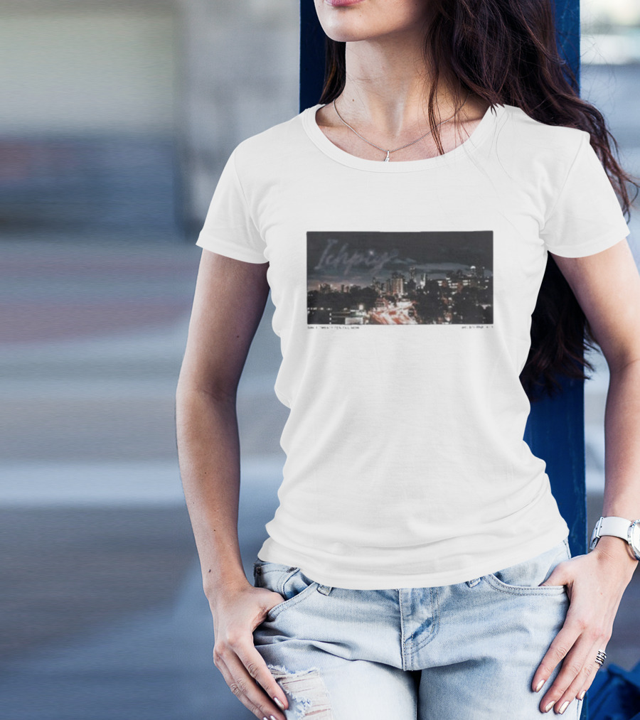 Ichpig Skyline Urban Night Cityscape T-Shirt