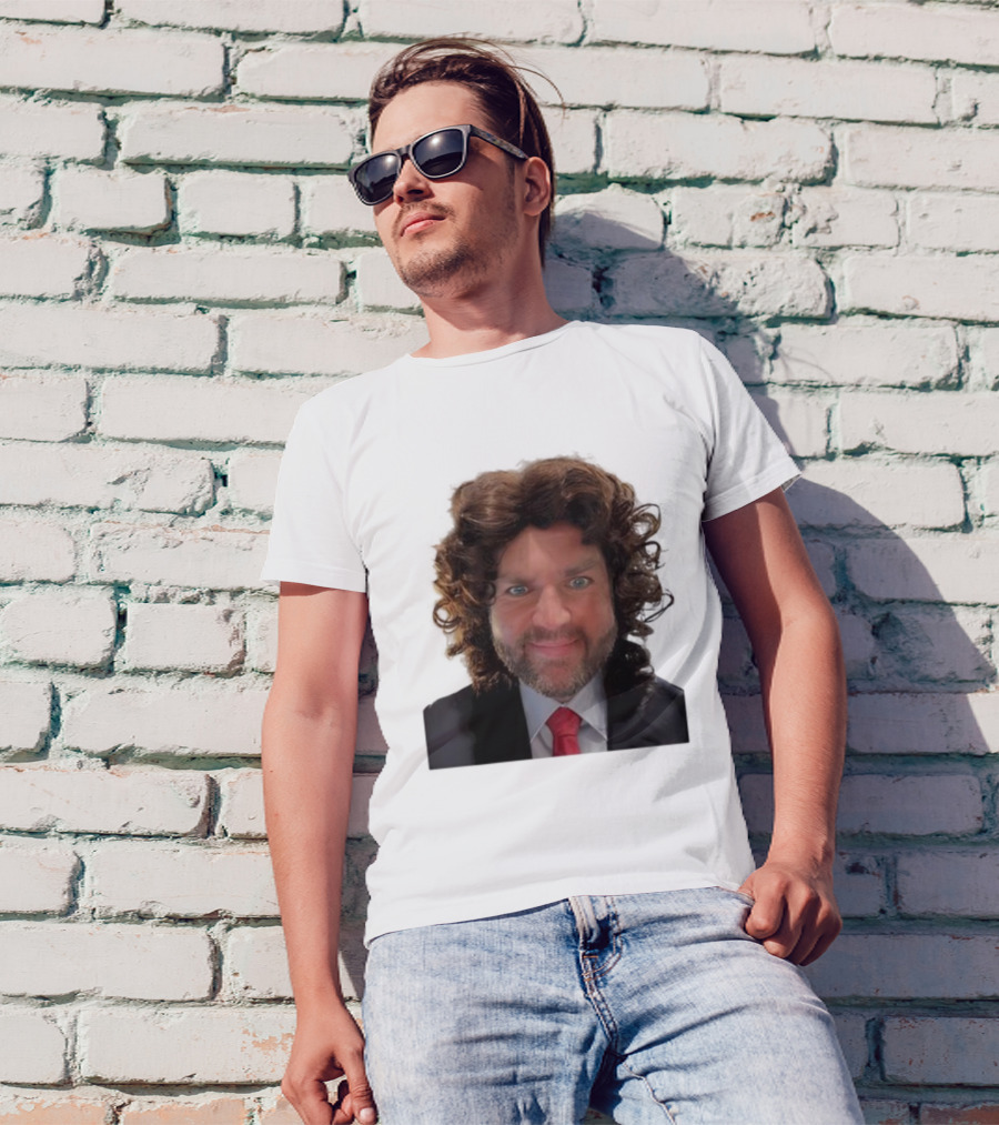 JD Vance Wavy Hair Humor Halloween T-Shirt