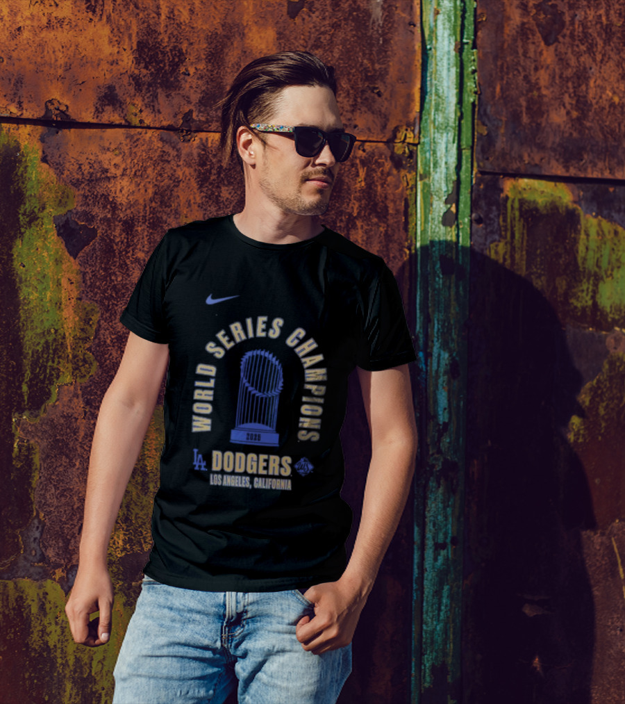 Nike Los Angeles Dodgers 2025 World Series Champions California T-Shirt