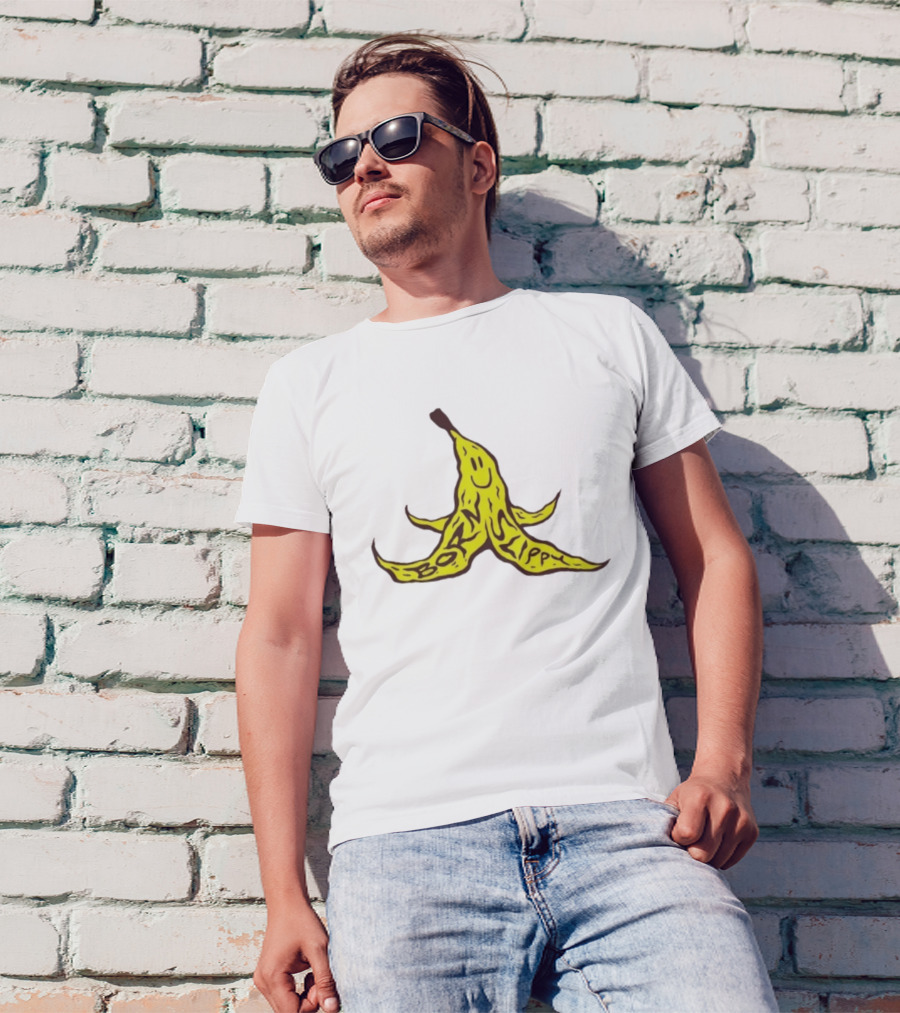 Born Slippy Banana Happy Face Icon Nostalgia T-Shirt