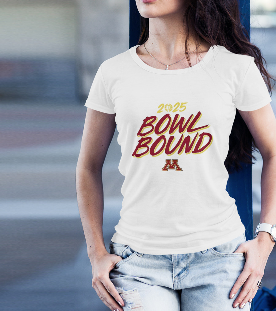 Minnesota Golden Gophers 2025 Bowl Bound Football T-Shirt