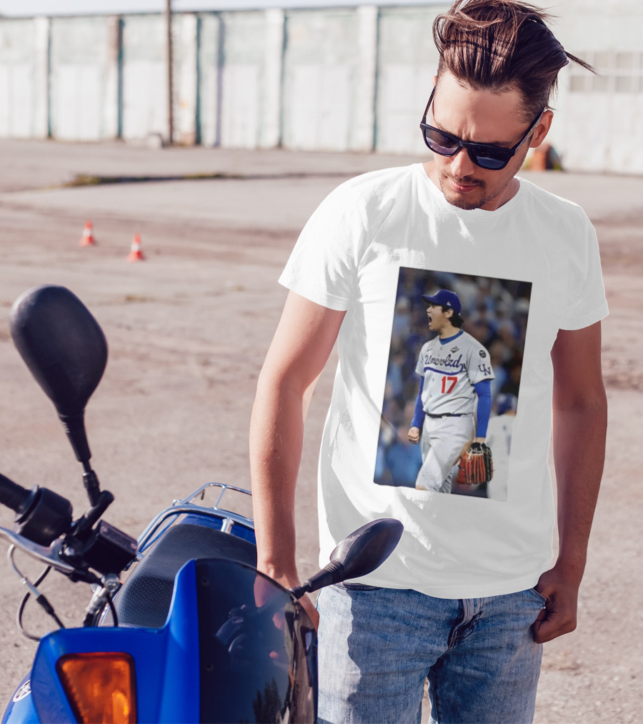 Shohei Ohtani Uncoded LA Player Number 17 T-Shirt