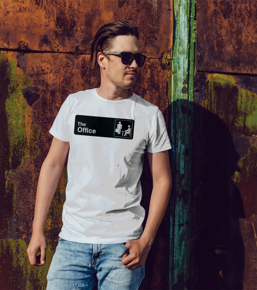 The Office Black And White Iconic Symbol Design T-Shirt