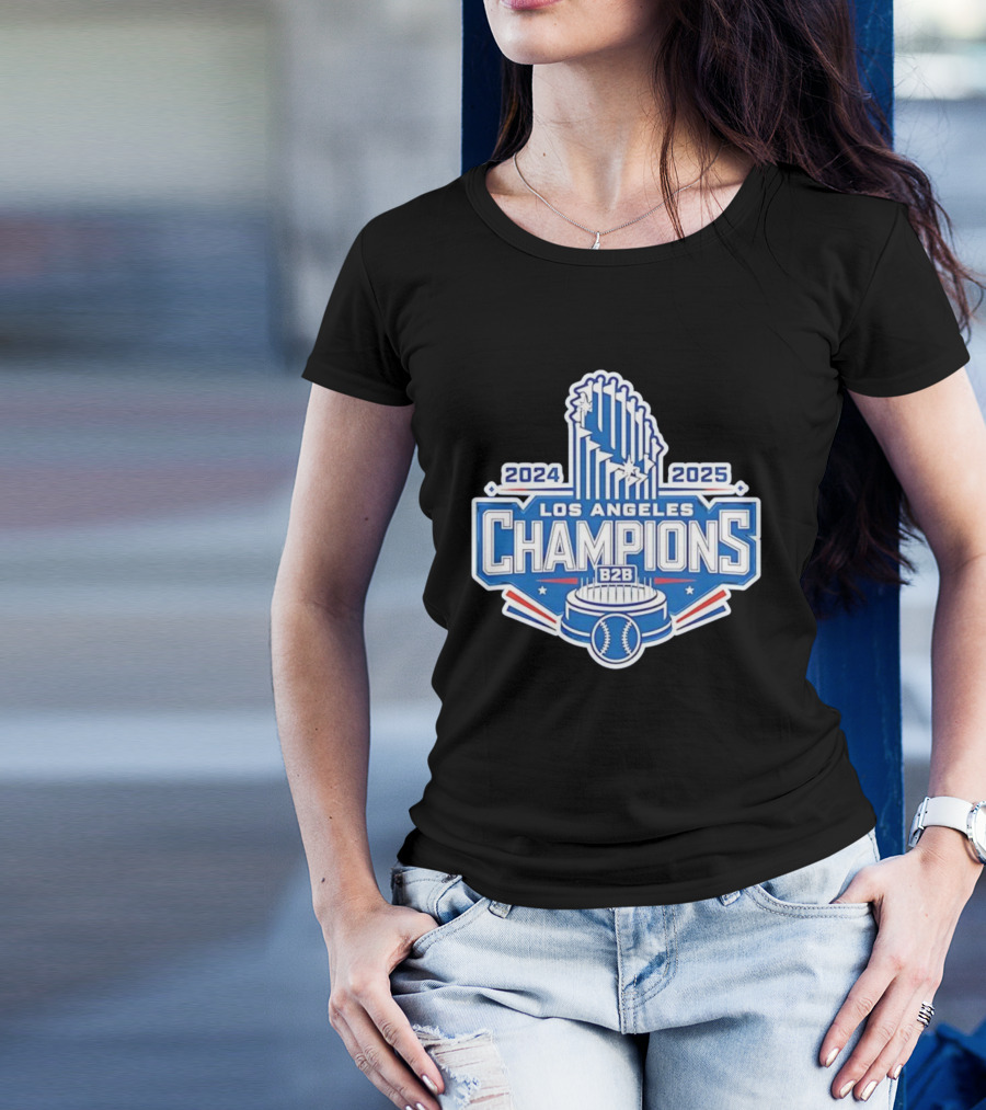 2024 2025 Los Angeles B2B Champions Baseball Cup T-Shirt