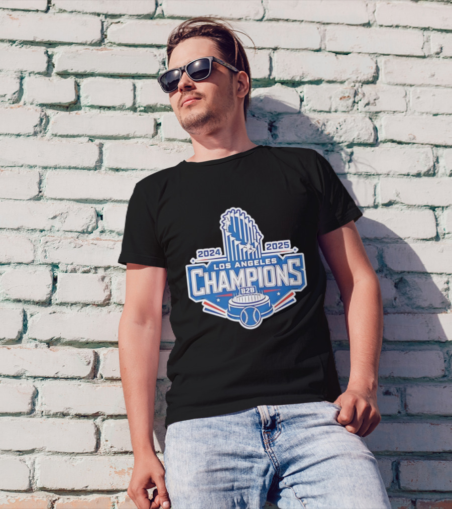 2024 2025 Los Angeles B2B Champions Baseball Cup T-Shirt