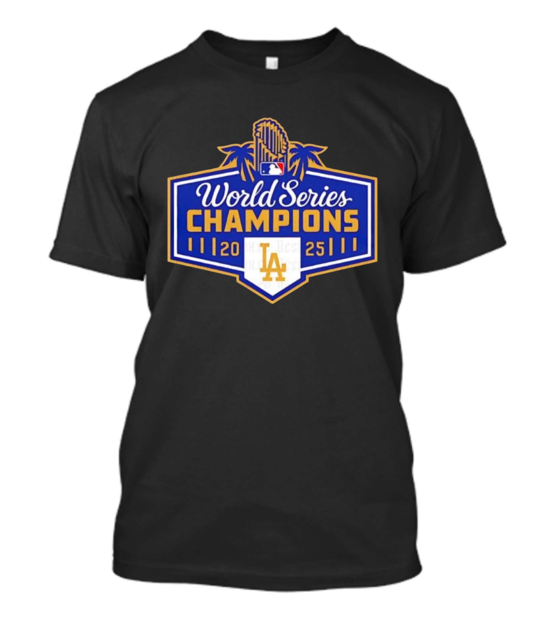 World Series Champions 2025 LA Dodgers MLB Logo T-Shirt