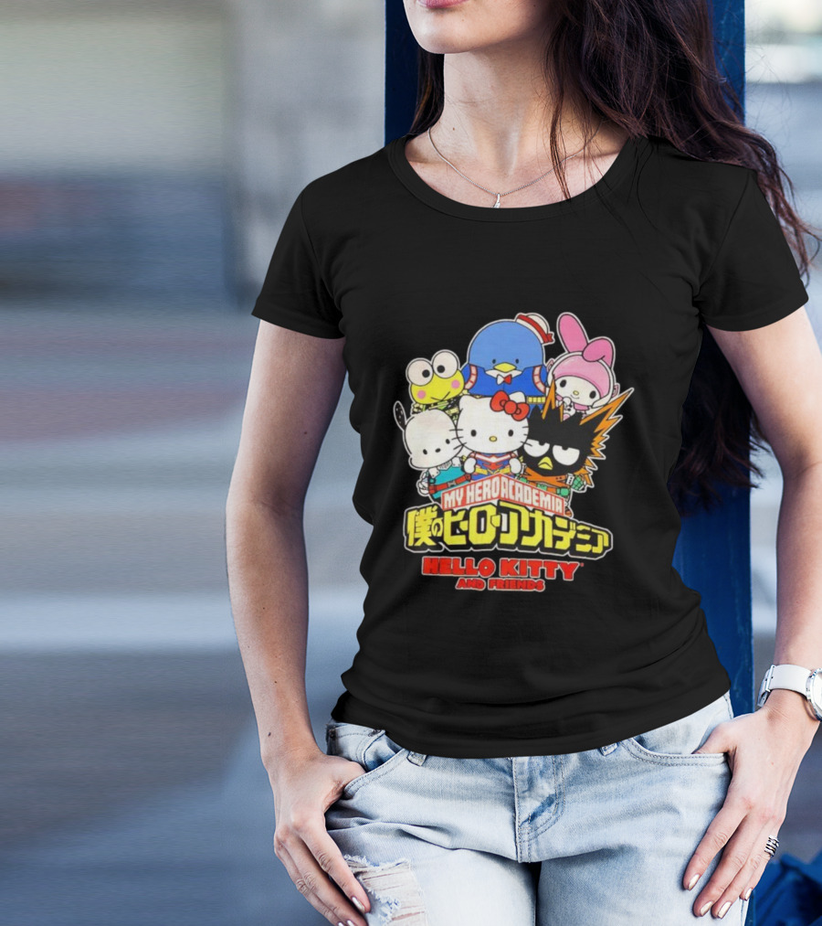 My Hero Academia Boku No Hiro Akademia Hello Kitty And Friends T-Shirt