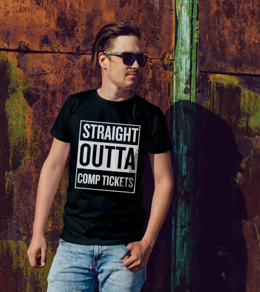 Straight Outta Comp Tickets Retro T-Shirt