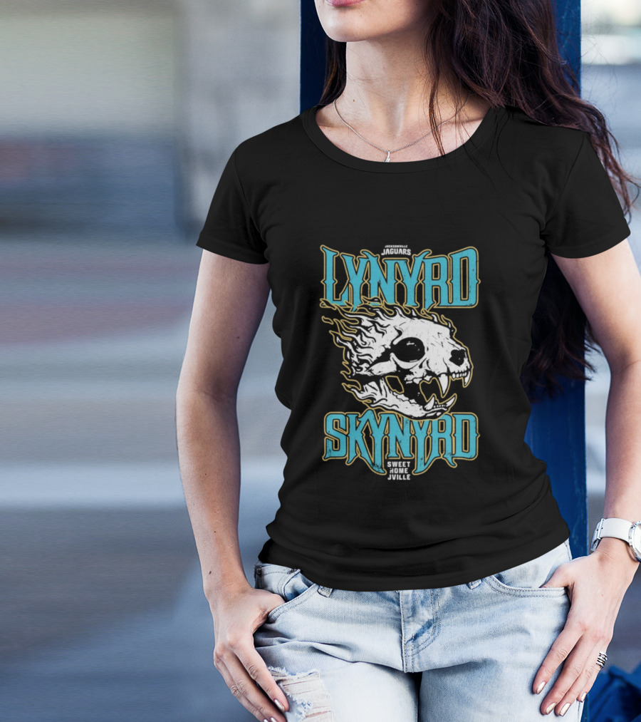 Jacksonville Jaguars Lynyrd Skynyrd Sweet Home Jville Football Collaboration T-Shirt