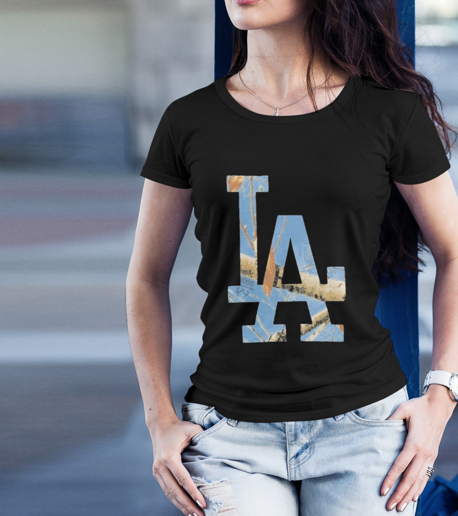 Los Angeles Dodgers LA Realtree Edge Camouflage T-Shirt