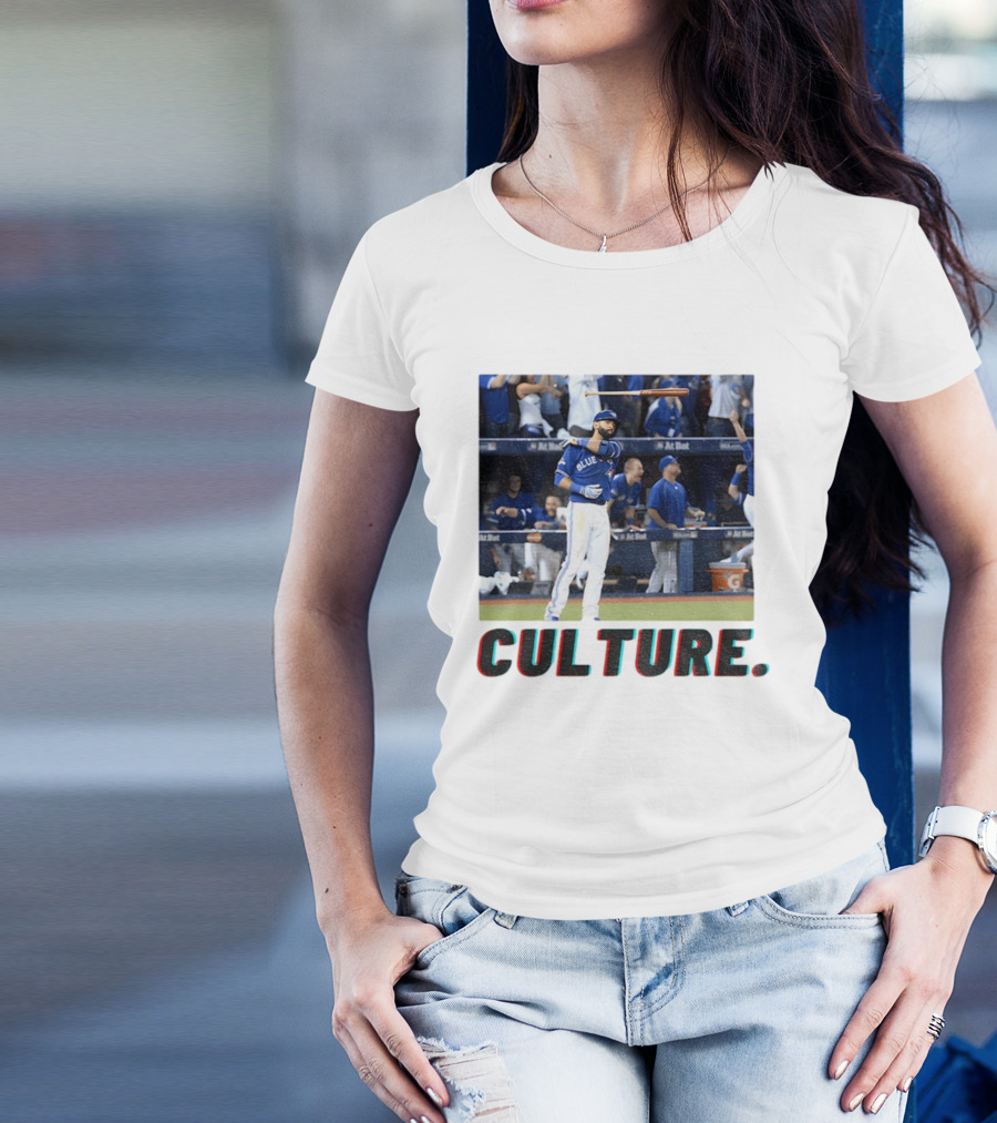 Blue Jays Jose Bautista Iconic Bat Flip Culture Celebration T-Shirt