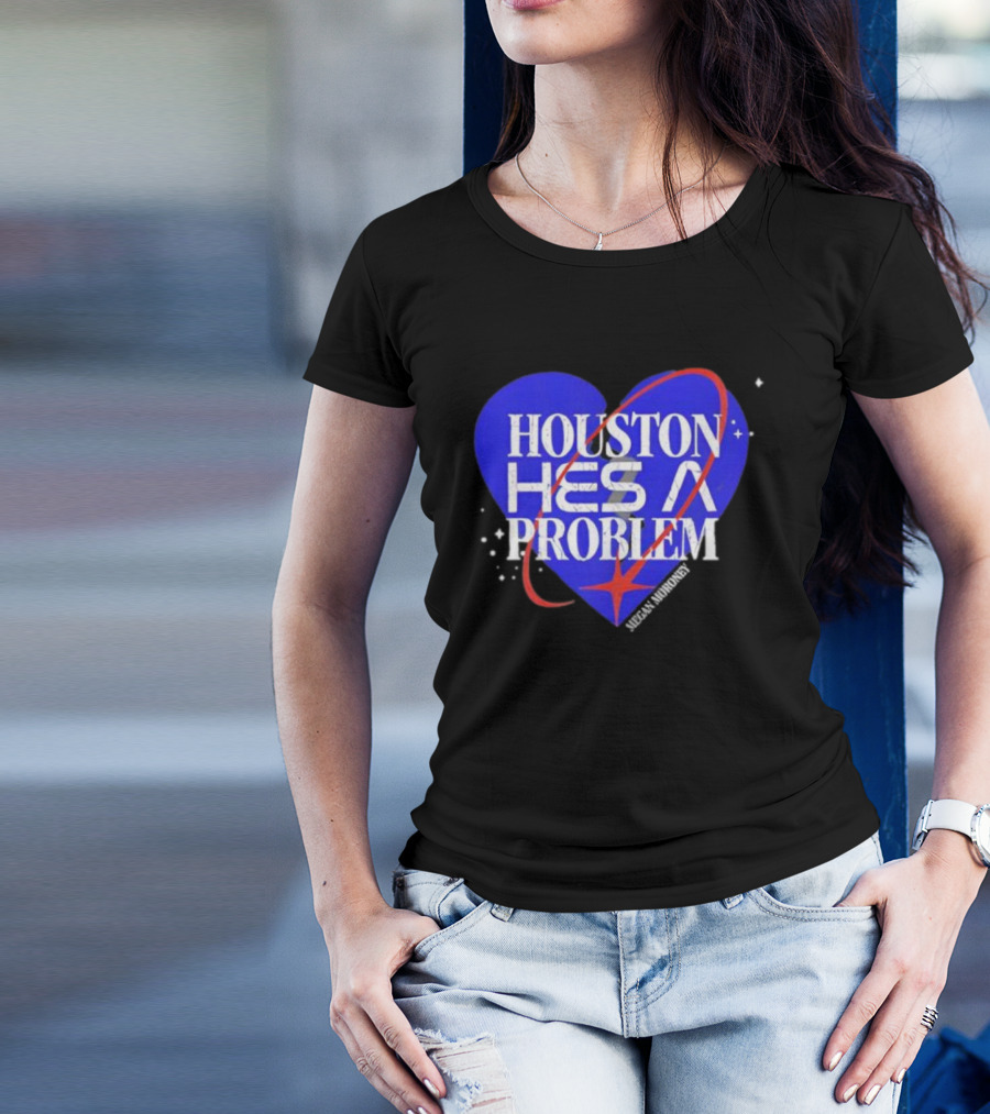 Houston He’s A Problem Heart Tour Graphic T-Shirt