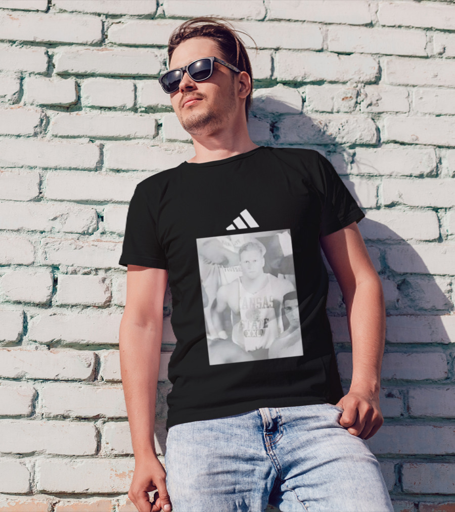 Kansas State Football XXL Joey McGuire Kirby Hocutt T-Shirt