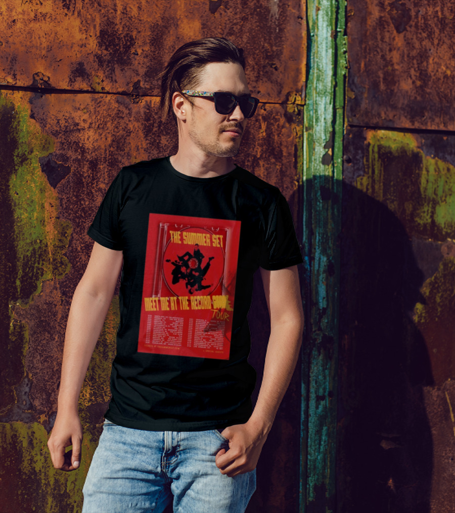 The Summer Set Meet Me At The Record Store Tour 2026 Dates Special Guests T-Shirt