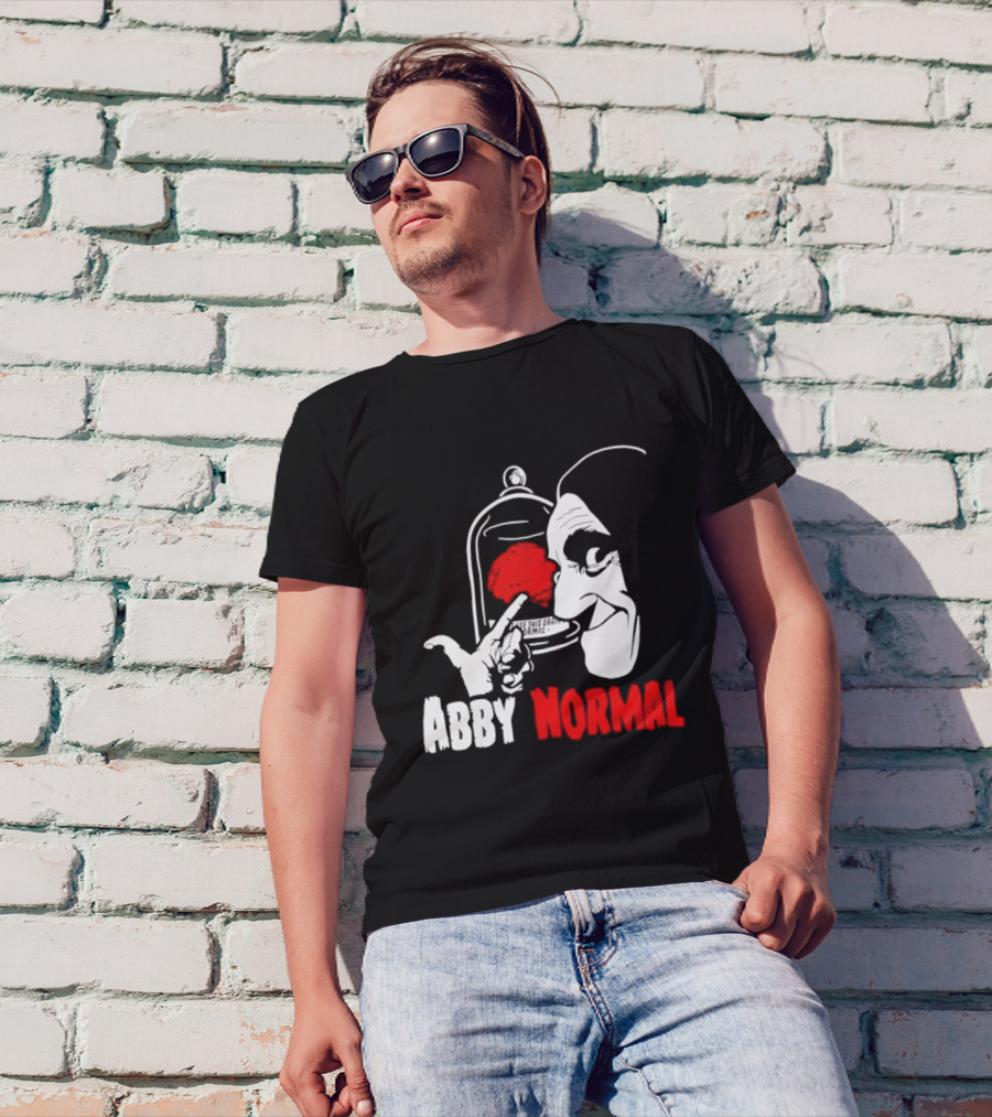 Abby Normal Red Brain Young Frankenstein Character настрой T-Shirt